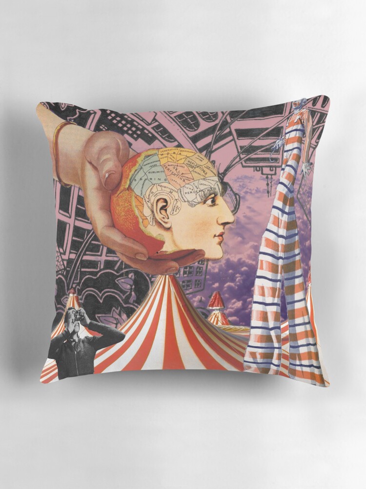 Thumbnail 3 of 4, Pillow, Circus circus designed and sold by colorspinner.