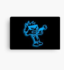 Spaceman Spiff - Black and Blue Canvas Print