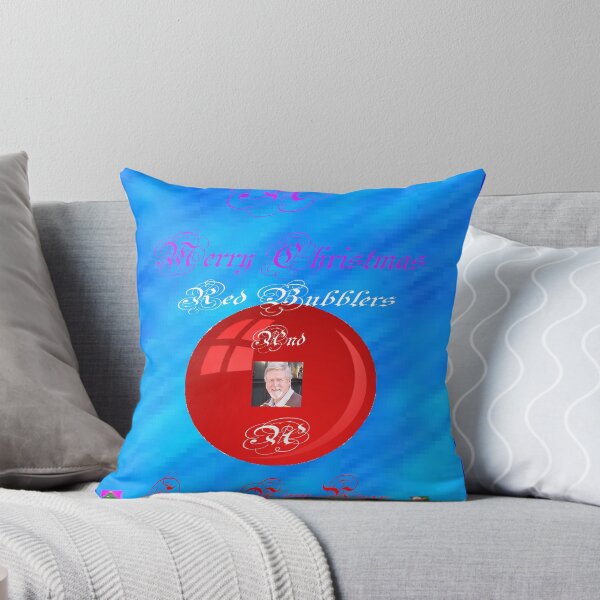 A bubbly Christmas Throw Pillow