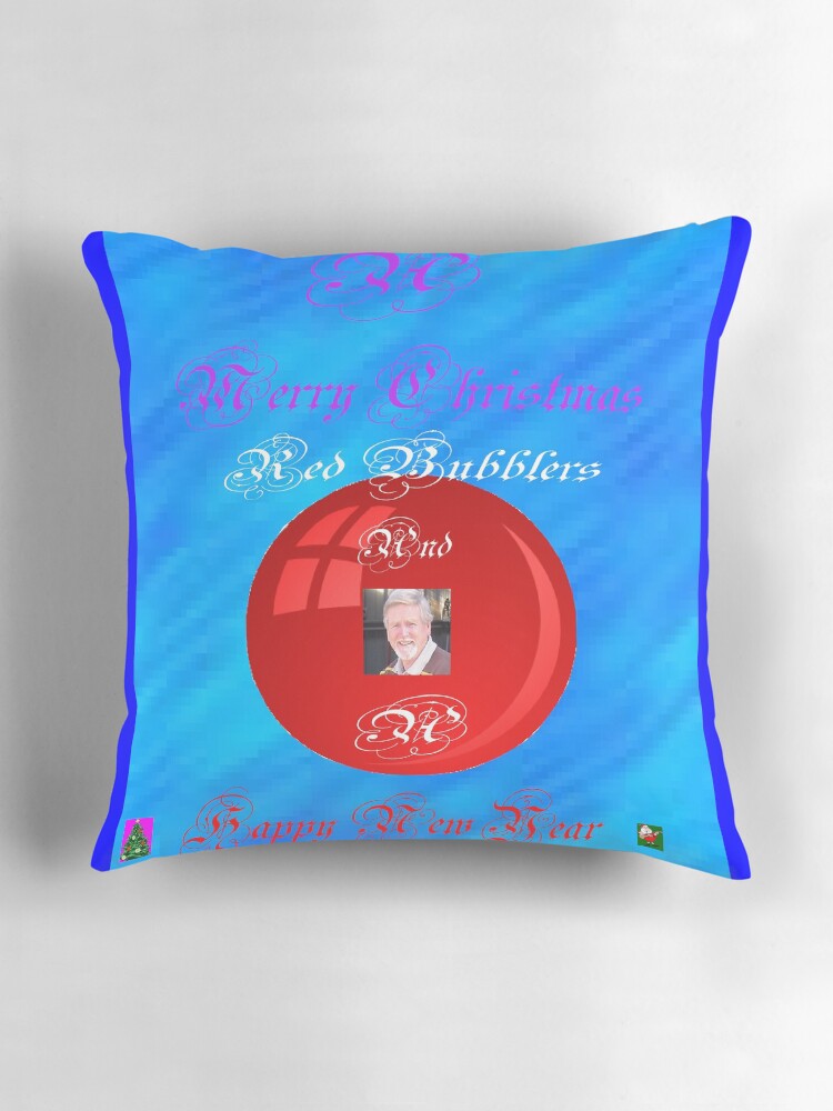 Thumbnail 3 of 4, Pillow, A bubbly Christmas designed and sold by windana1.