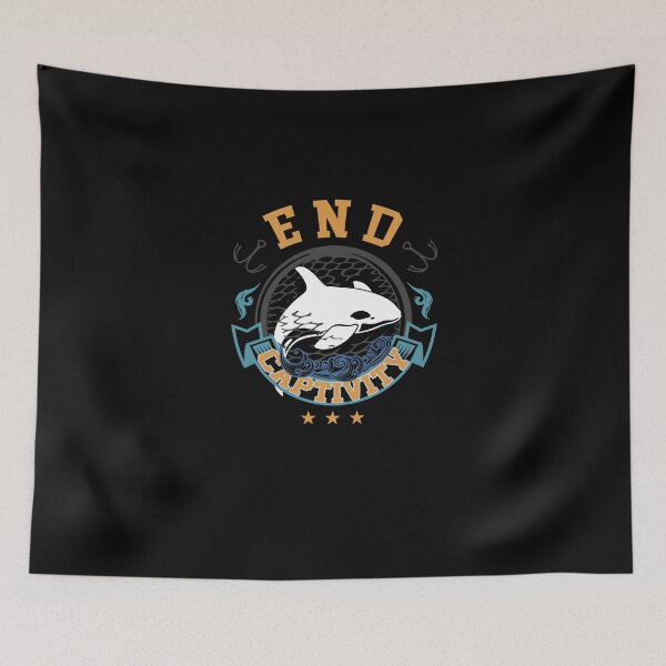 Item preview, Whale Activist product   End Captivity   Orca Marine Animal Gifts  design designed and sold by stuch75.