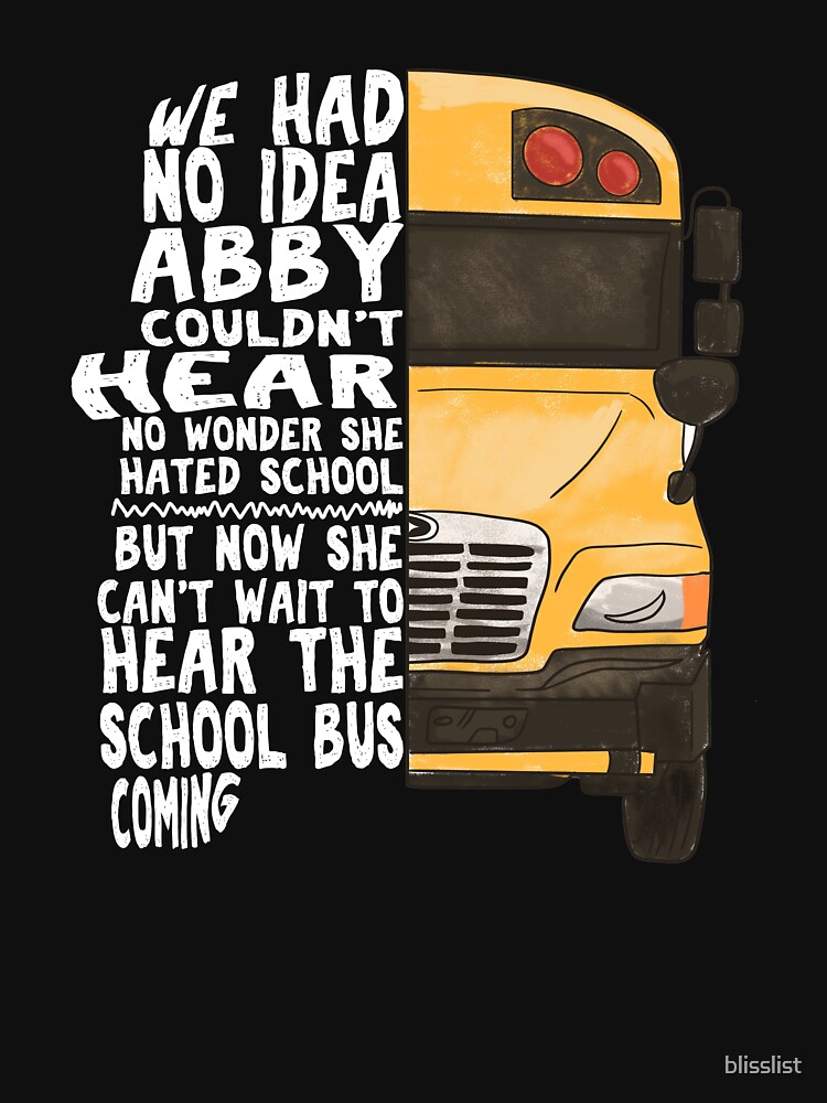 "Yellow School Bus Driver TShirt Funny Gift Short Bus Tee" Tshirt by