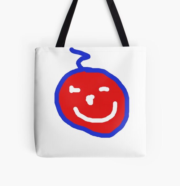 Smile! Your on red bubble:) All Over Print Tote Bag