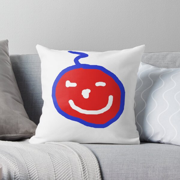 Smile! Your on red bubble:) Throw Pillow