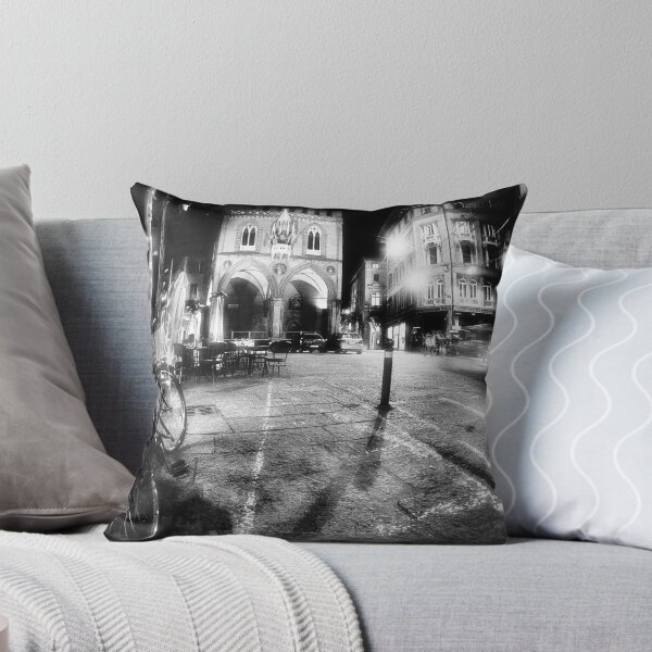 Item preview, Night Cityscape, street bycicle cars and lights - Italy designed and sold by Francesco Malpensi.