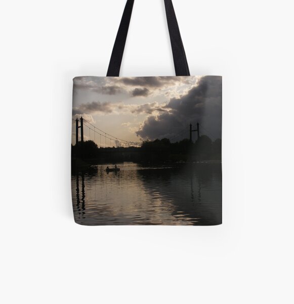 Looking Up Between Exeter Pubs All Over Print Tote Bag