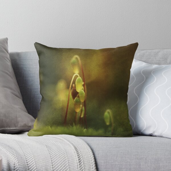 November's Moss Throw Pillow
