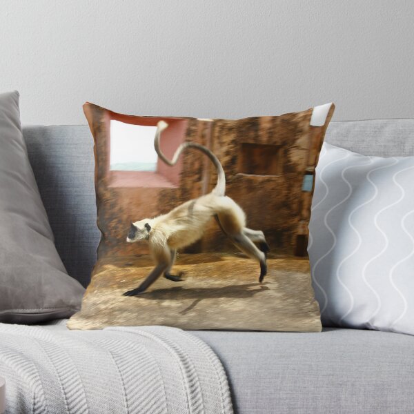 Run Baby Run Throw Pillow