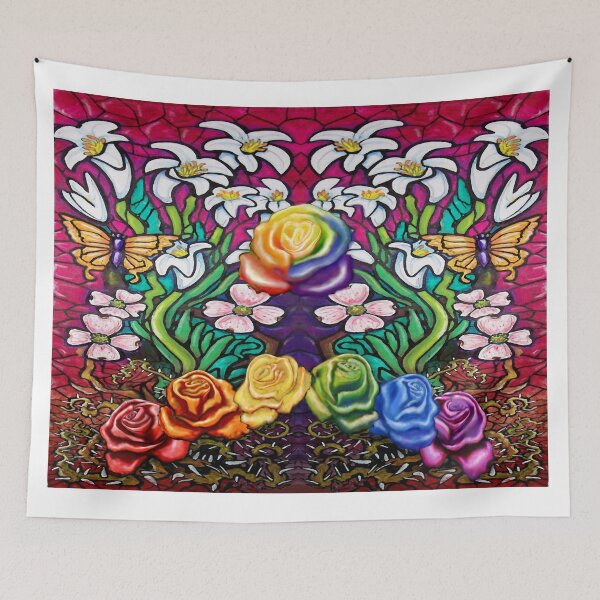Item preview, Easter Banner with Rainbow Roses designed and sold by Kevin Middleton.