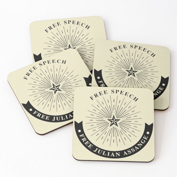 Item preview, Free Speech Free Julian Assange designed and sold by CharJens.