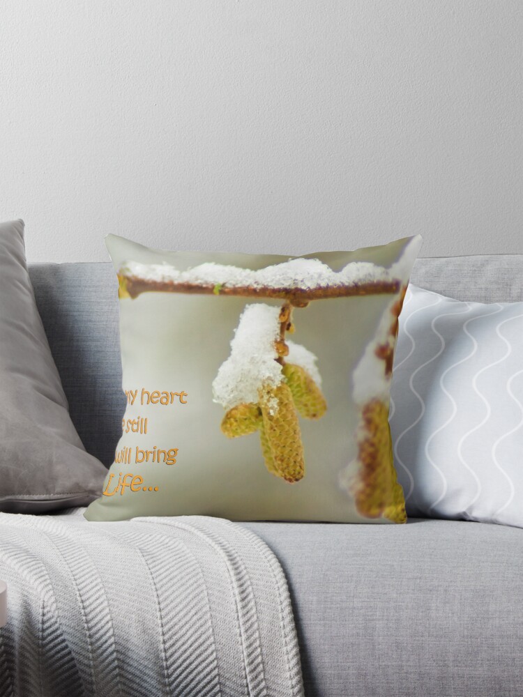 Thumbnail 1 of 4, Pillow, Wait my heart... designed and sold by steppeland.