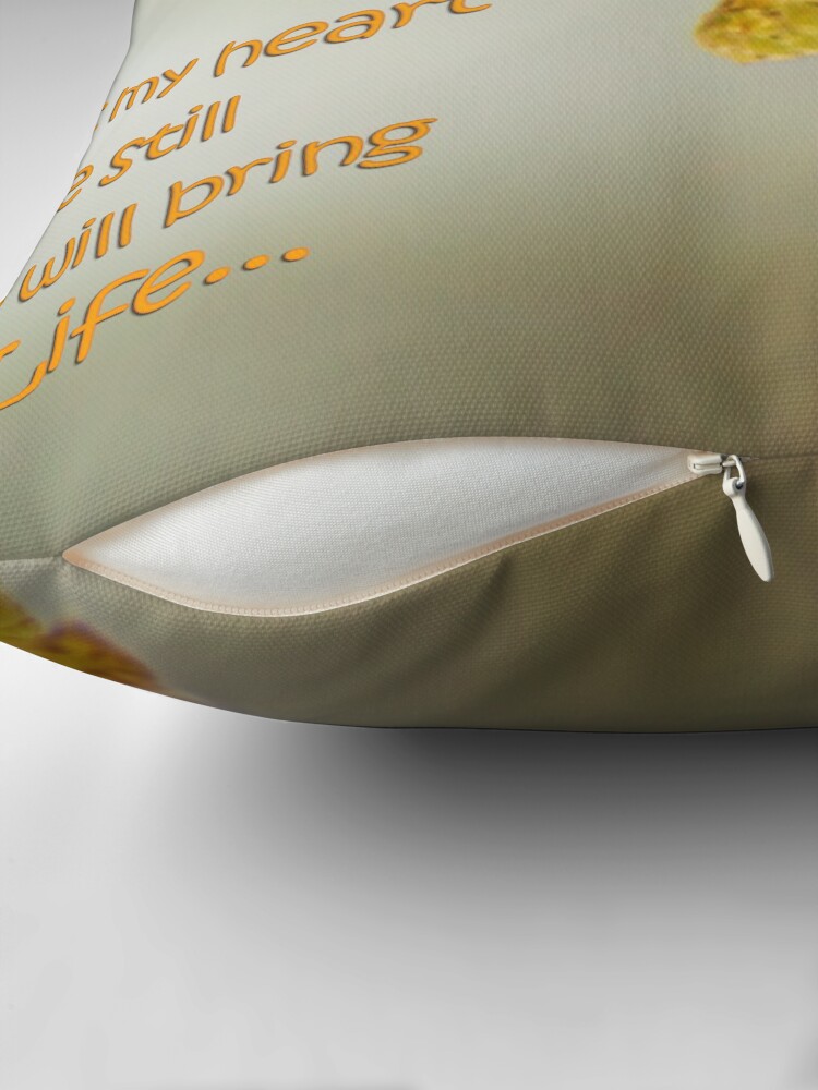 Thumbnail 2 of 4, Pillow, Wait my heart... designed and sold by steppeland.