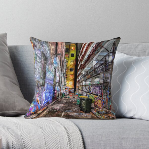 Hosier Lane Throw Pillow
