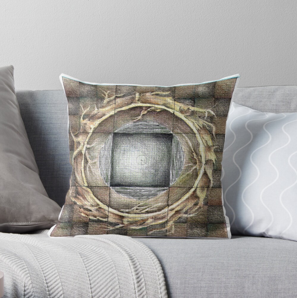 wheel 1: Unified Source Throw Pillow