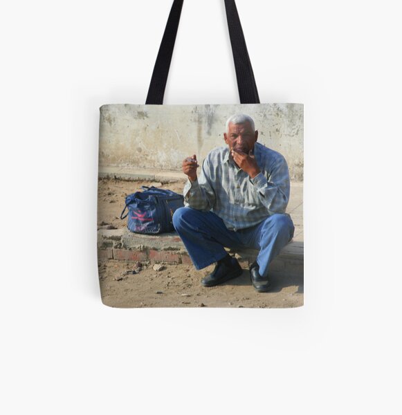 Waiting All Over Print Tote Bag
