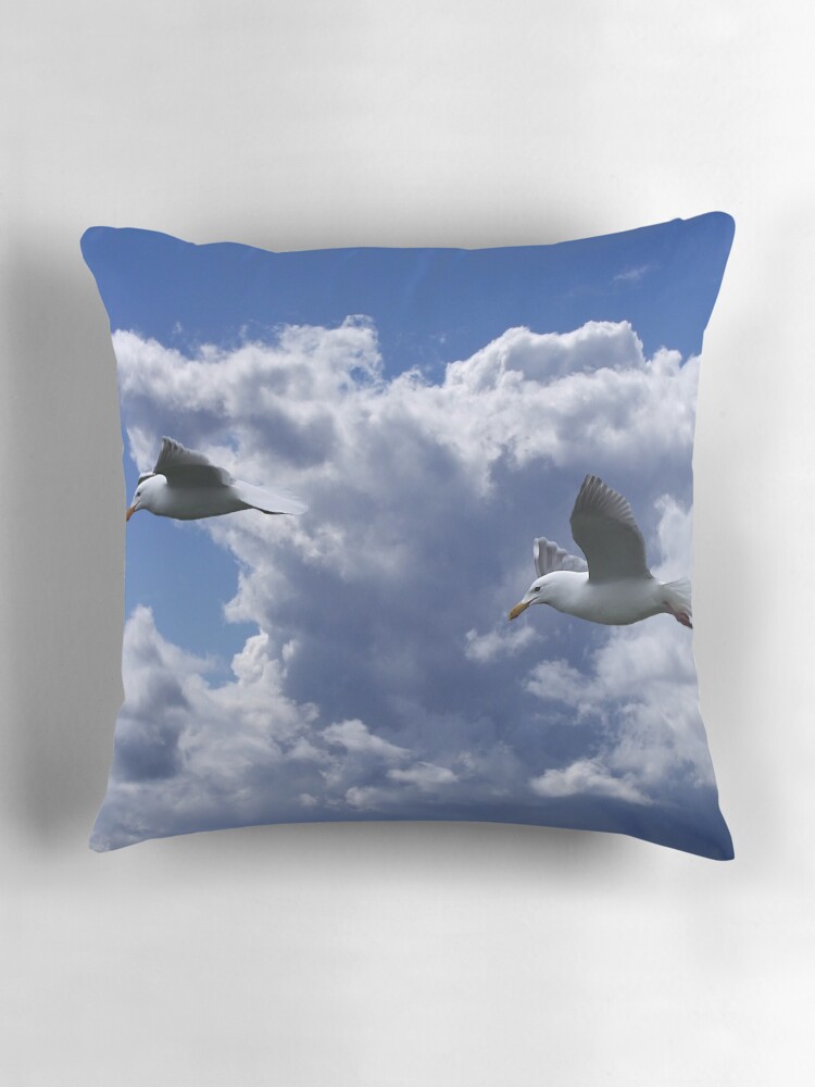 Thumbnail 3 of 4, Pillow, Wind Riders designed and sold by GeorgeCousins.