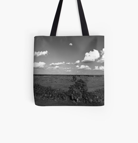 Moon Over Venice All Over Print Tote Bag