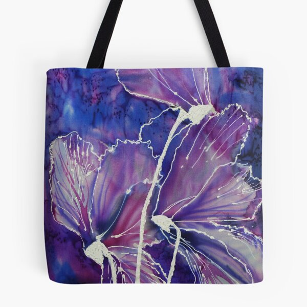 Item preview, Cyclamen on silk designed and sold by © Pauline Wherrell.