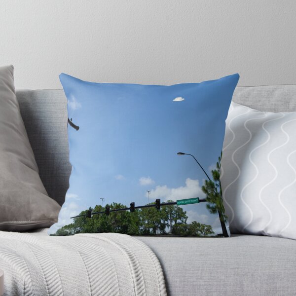Flying Saucer Throw Pillow