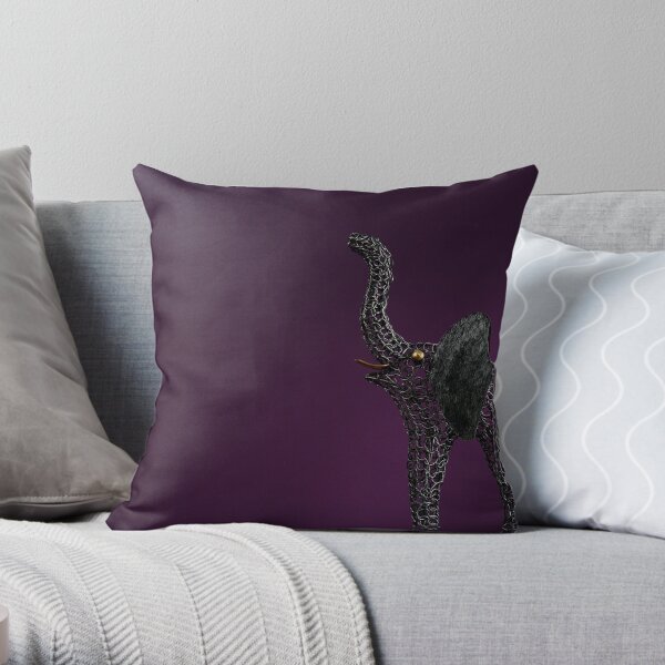 Purple Haze Throw Pillow