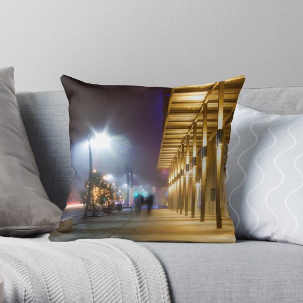 Shadows Passing Throw Pillow