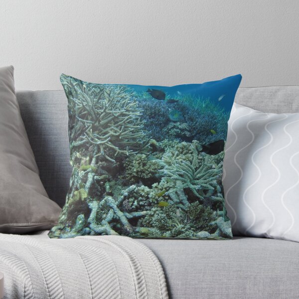 Tetepare Staghorn II Throw Pillow