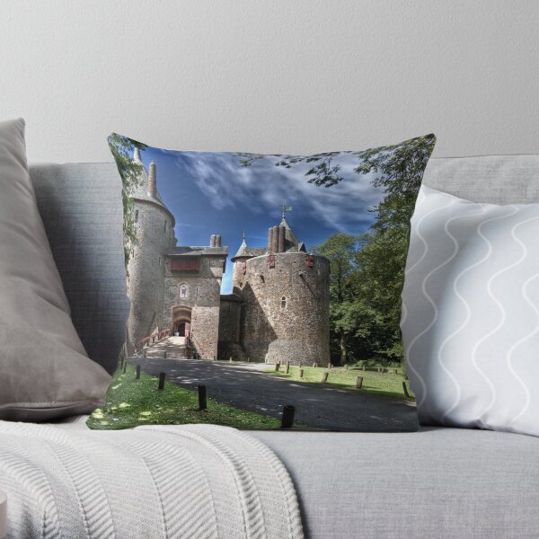 Castell Coch Throw Pillow