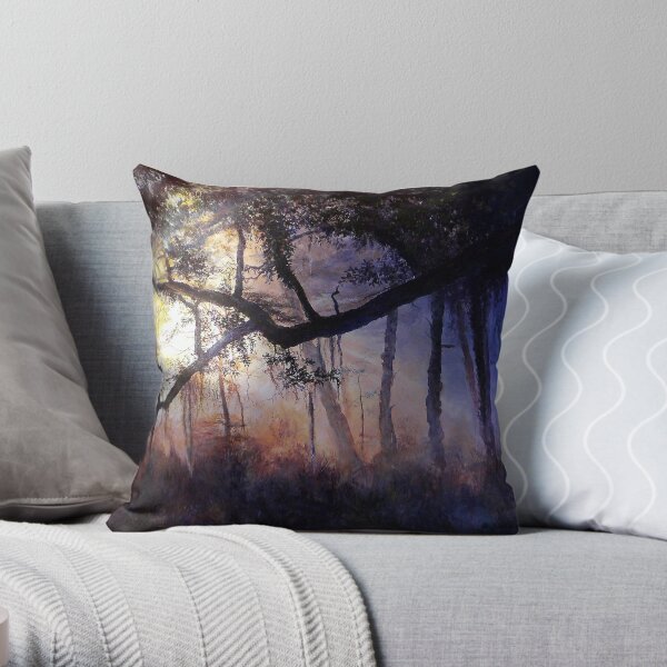 "Myakka River - Shadow Crossing" Throw Pillow
