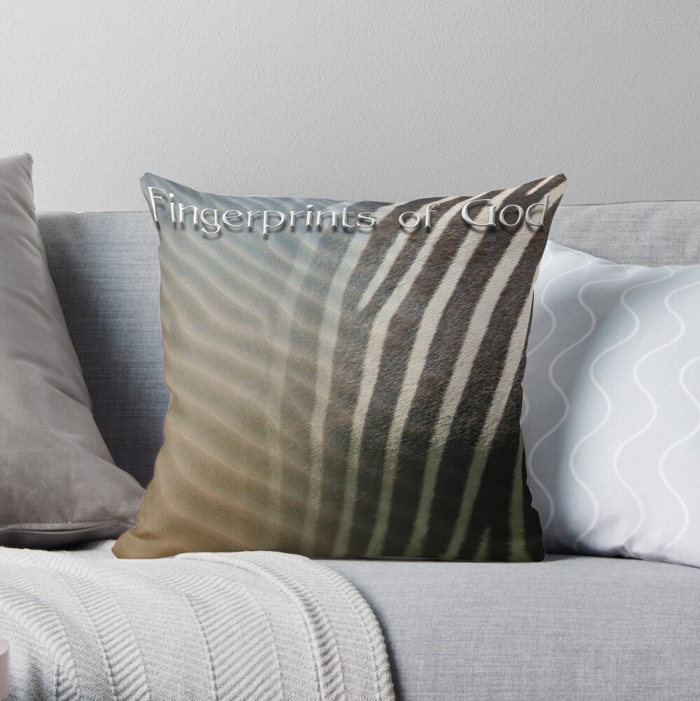 Fingerprints of God Throw Pillow