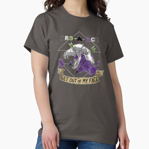 Aro+Ace - Get Out of My Face Classic T-Shirt
