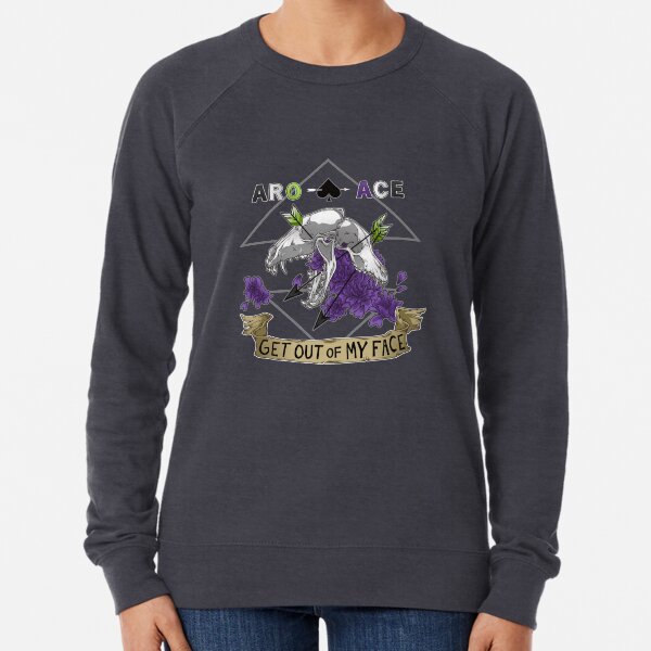 Aro+Ace - Get Out of My Face Lightweight Sweatshirt