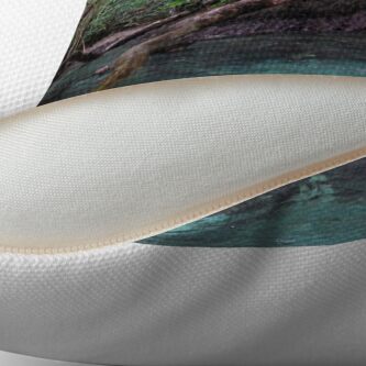 Alternate view of Jungle Shoreline III Throw Pillow