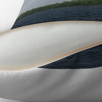 Alternate view of Rainbows at Tetepare Throw Pillow
