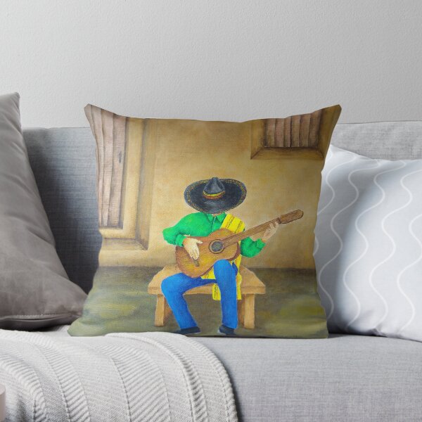 Mexican Serenade Throw Pillow