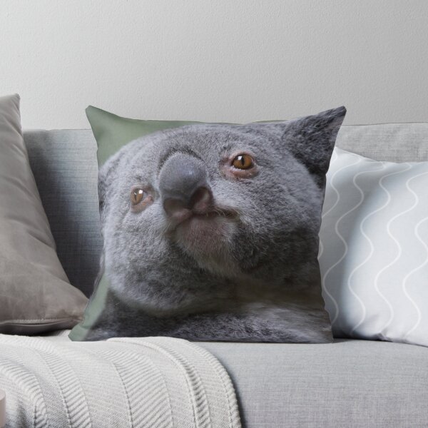 Koala Close-up Throw Pillow