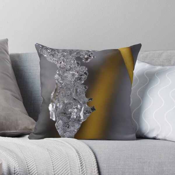 Ice Chrysalis Throw Pillow