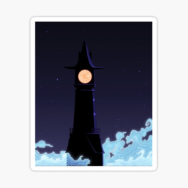 All Along The Clocktower Sticker