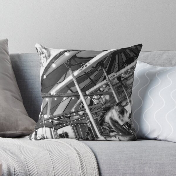 Carousel 55 Throw Pillow