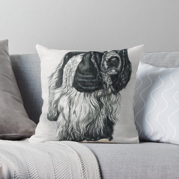 English Cocker Spaniel Throw Pillow