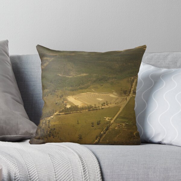 drive in Burleigh 1953 Throw Pillow