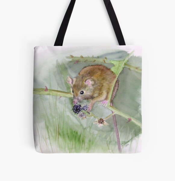 "Field Mouse" All Over Print Tote Bag