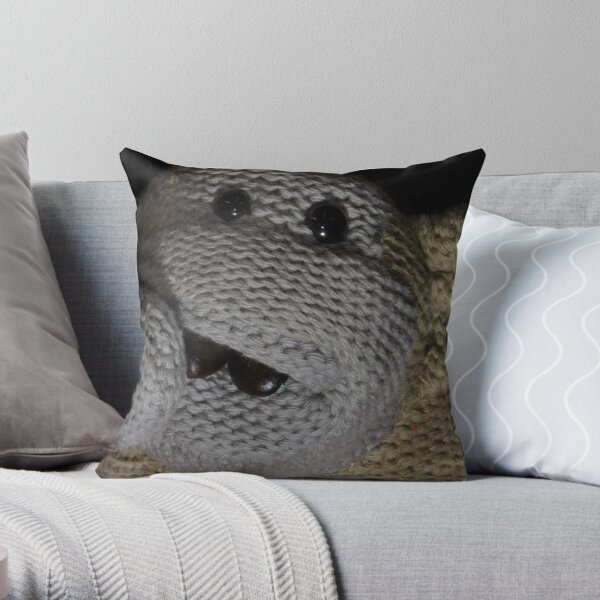 Monkey Coffee Throw Pillow