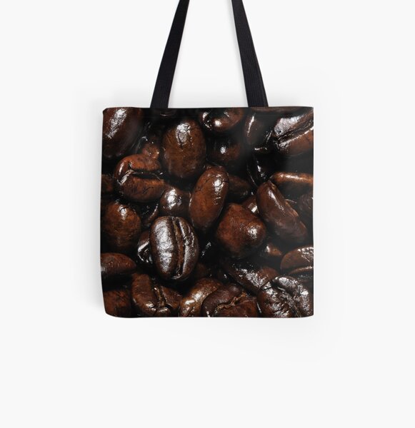 Dark Roast Coffee All Over Print Tote Bag