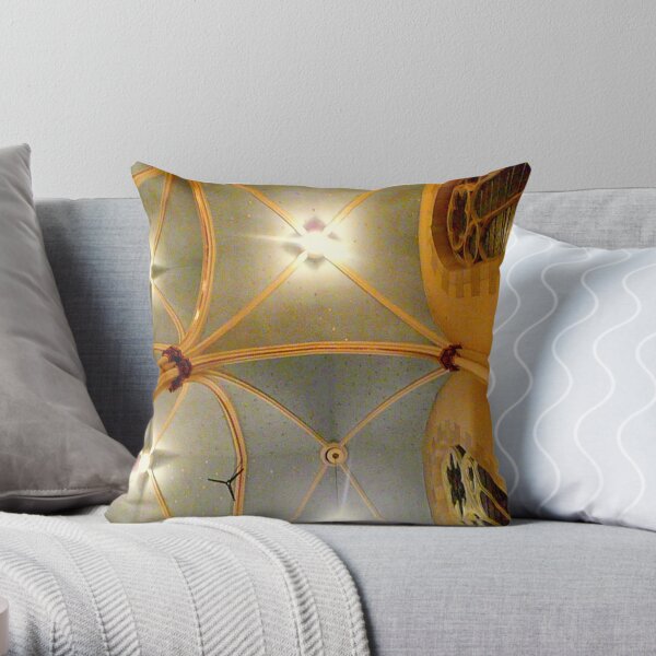 Christmas Eve Detroit Throw Pillow