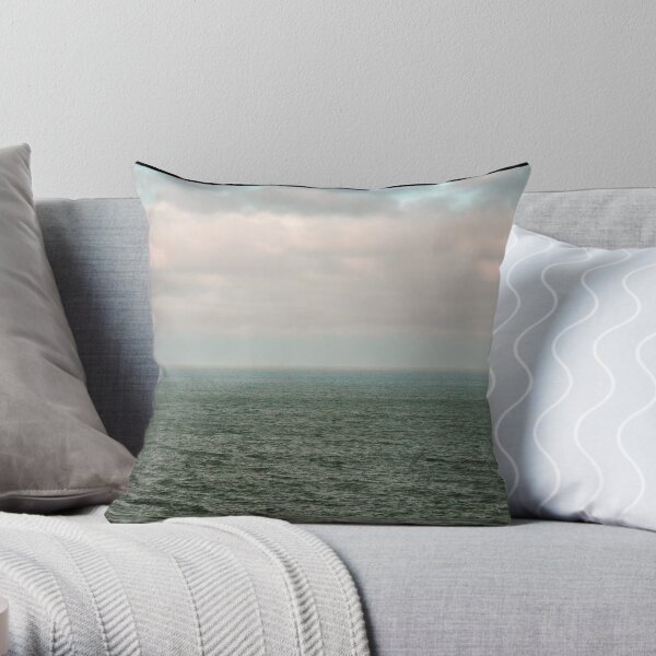 Sky over the Sea - Cornwall Throw Pillow