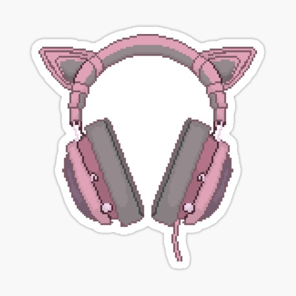 Pewdiepie S Headphones Sticker By Gemart Redbubble