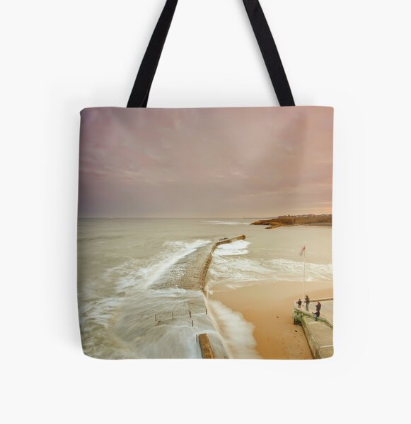 Avoiding the waves All Over Print Tote Bag