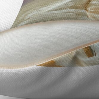 Alternate view of Avoiding the waves Throw Pillow
