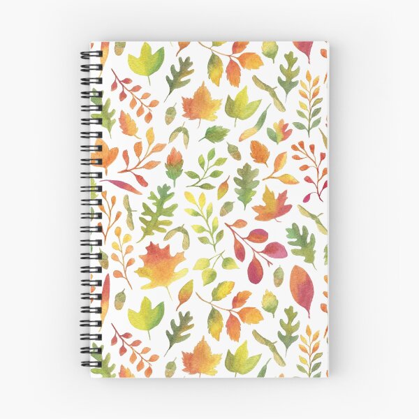 Item preview, Watercolor autumn leaves pattern designed and sold by helga-wigandt.