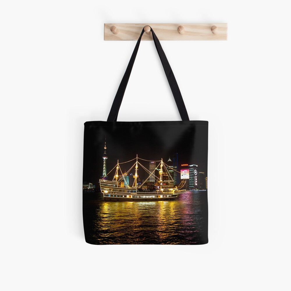 Shanghai Tall Ship Tote Bag